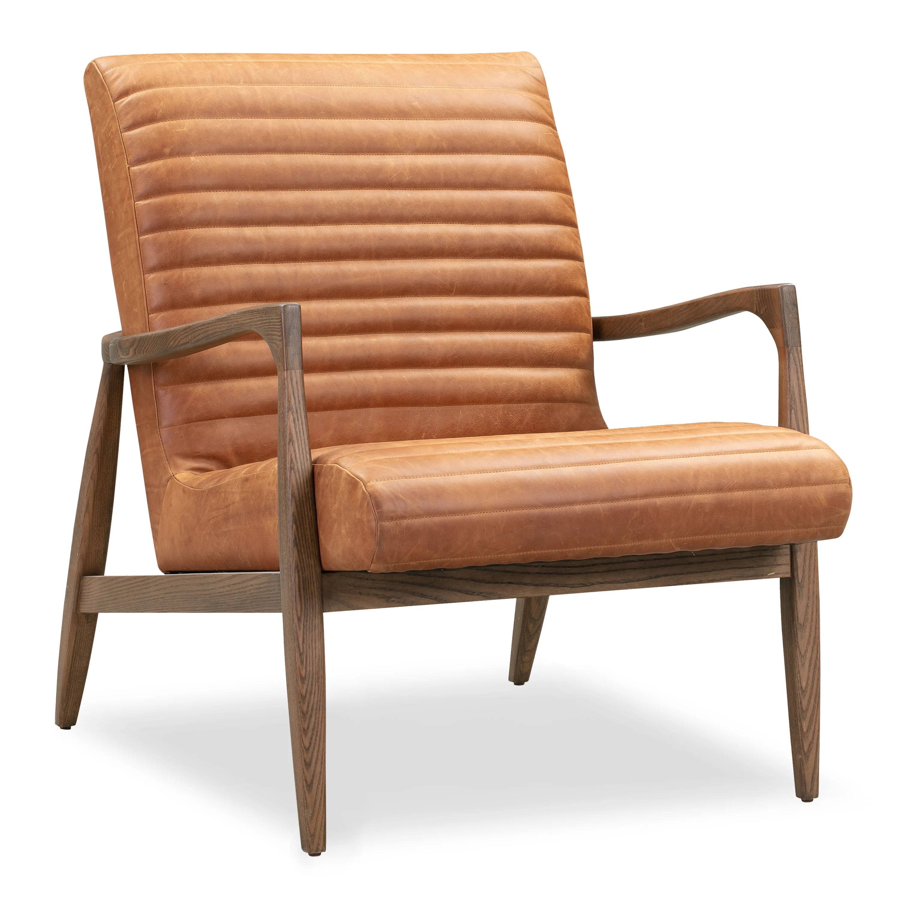 Rowan Leather Lounge Chair | Cognac Tan | Single - Image 2