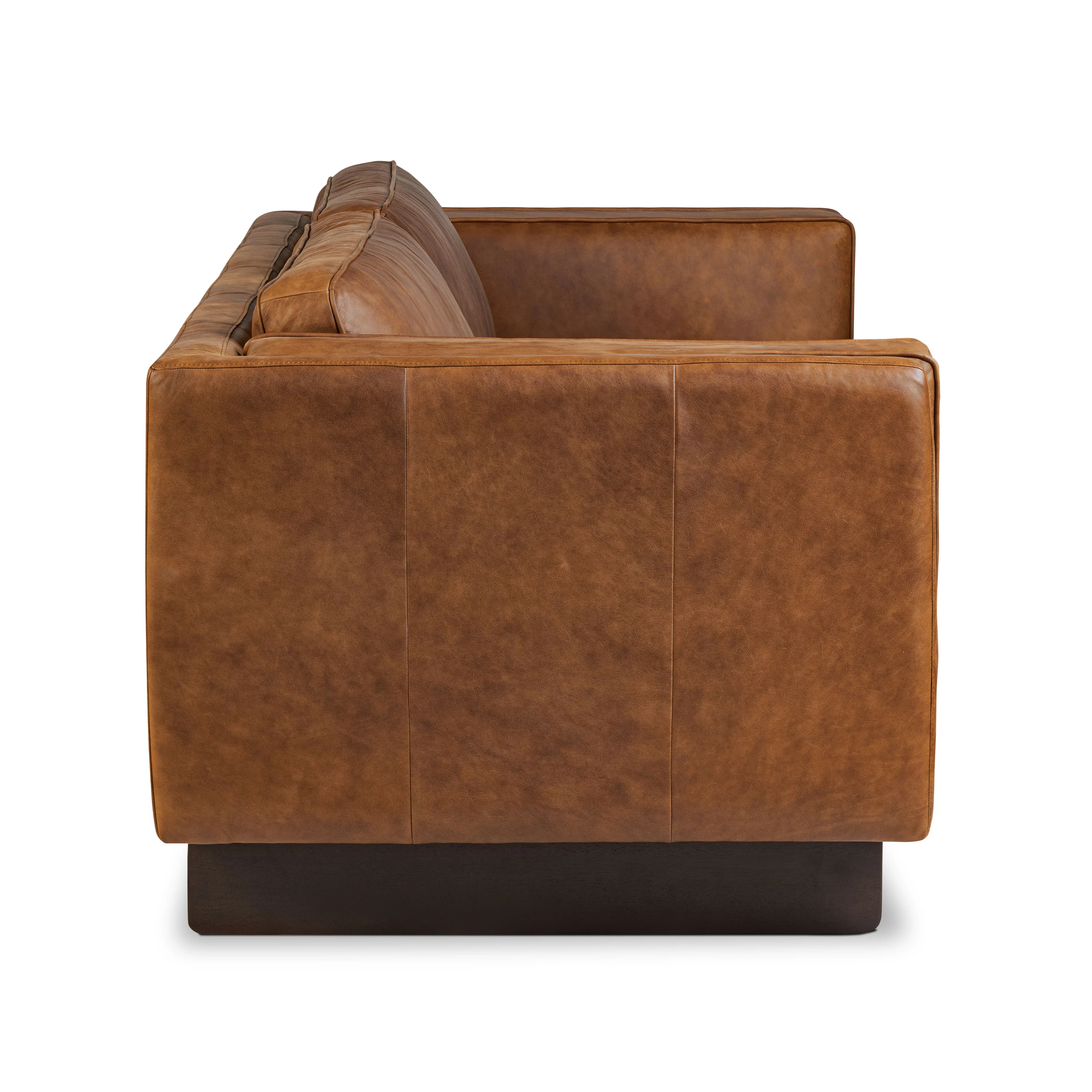 Salo 99" Leather Sofa | Russet Tan - Image 5