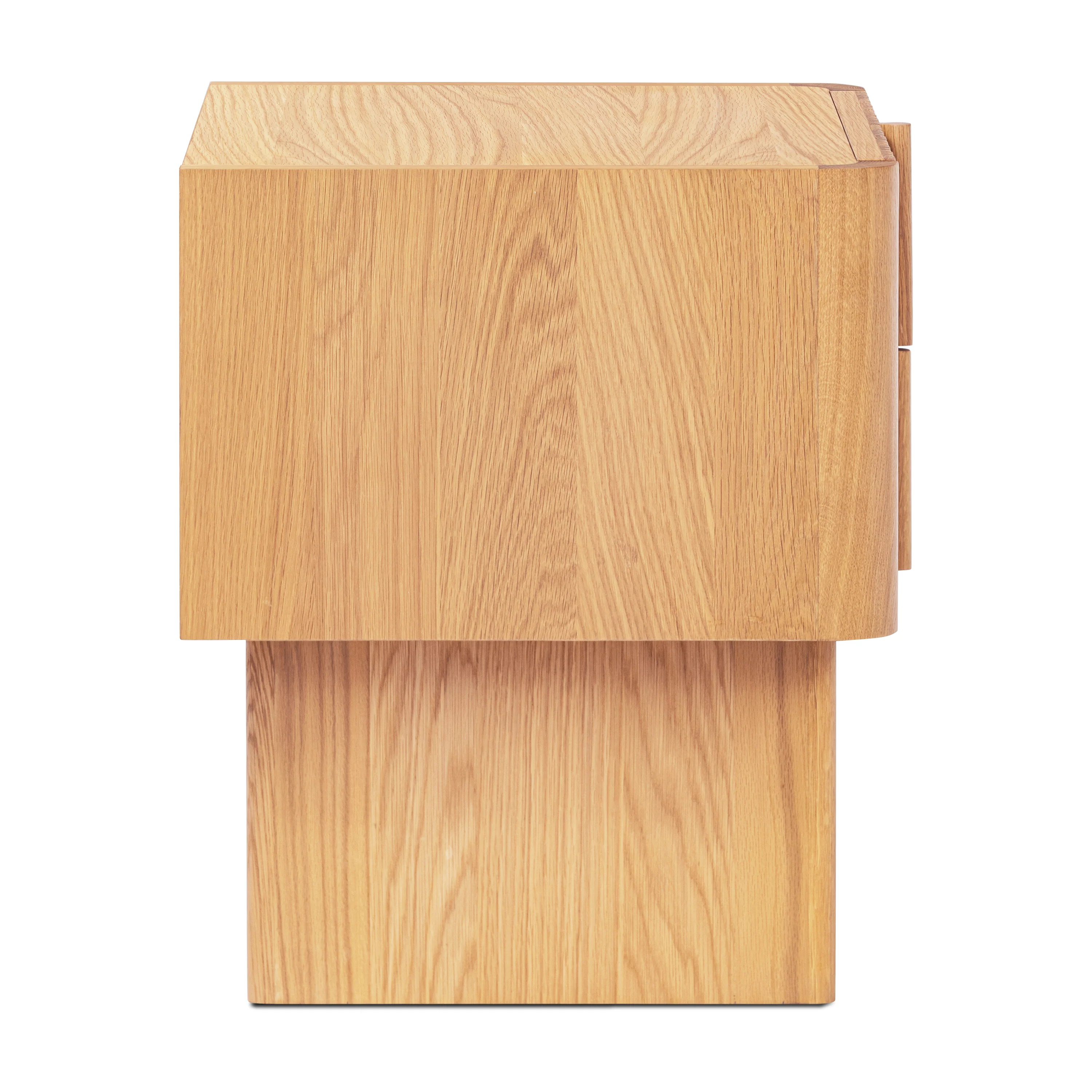 Toledo Nightstand | Oak - Image 6