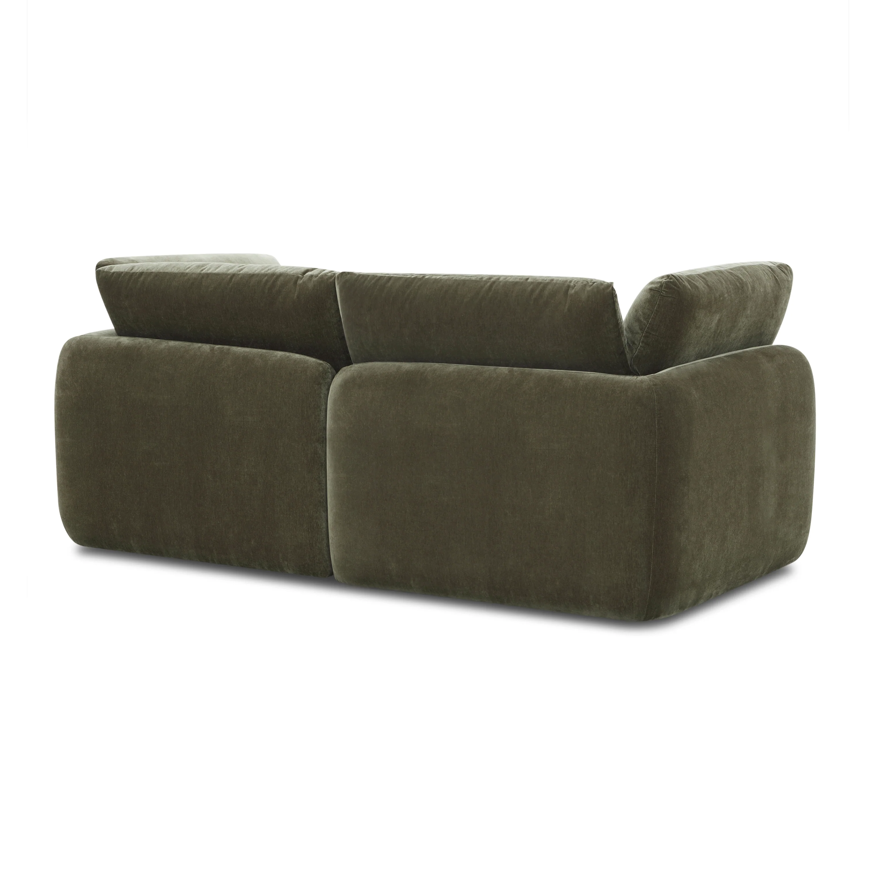 Tonga Modular 2-Piece Apartment Sofa | Lume Green - Image 6