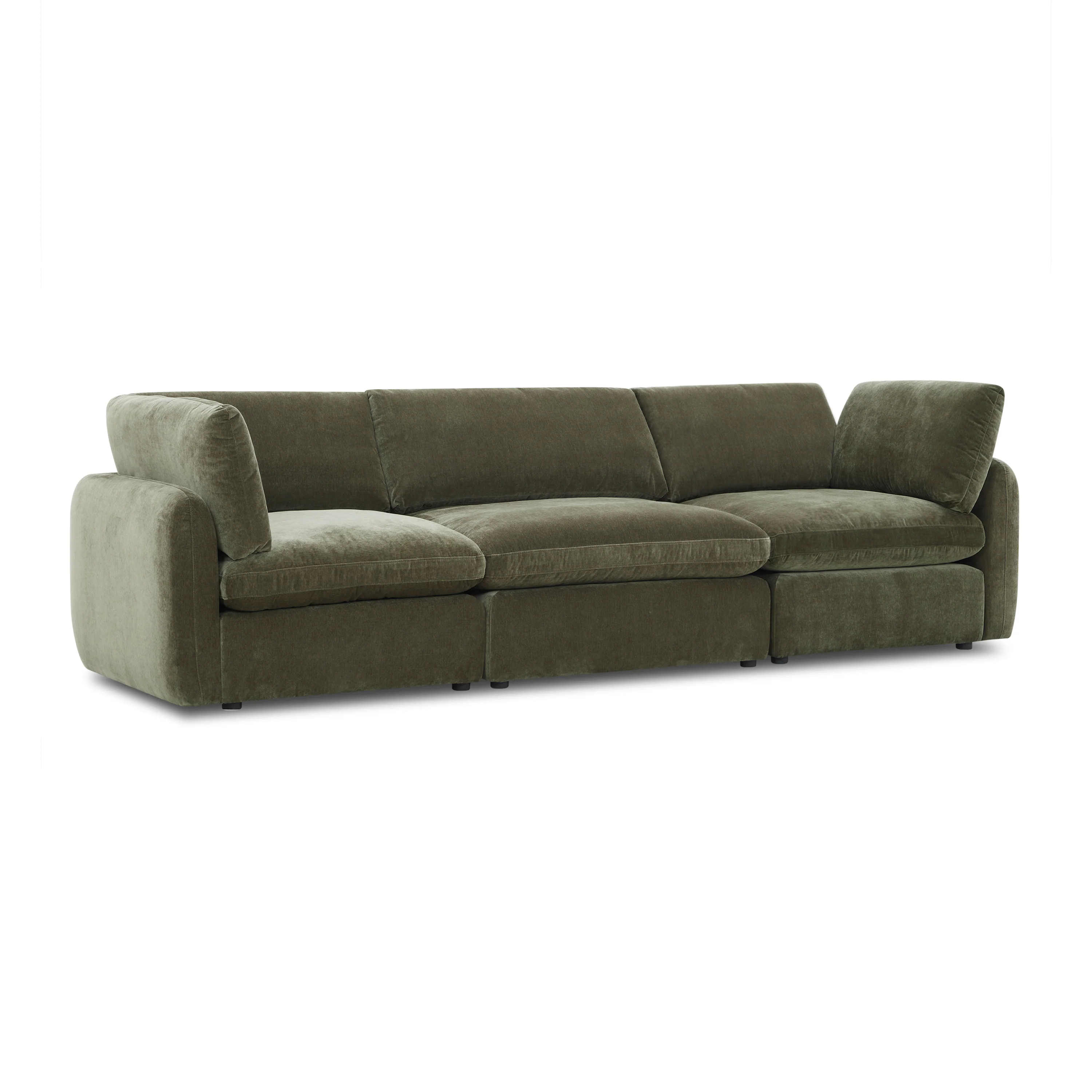 Tonga Modular 3-Piece Sofa | Lume Green - Image 4