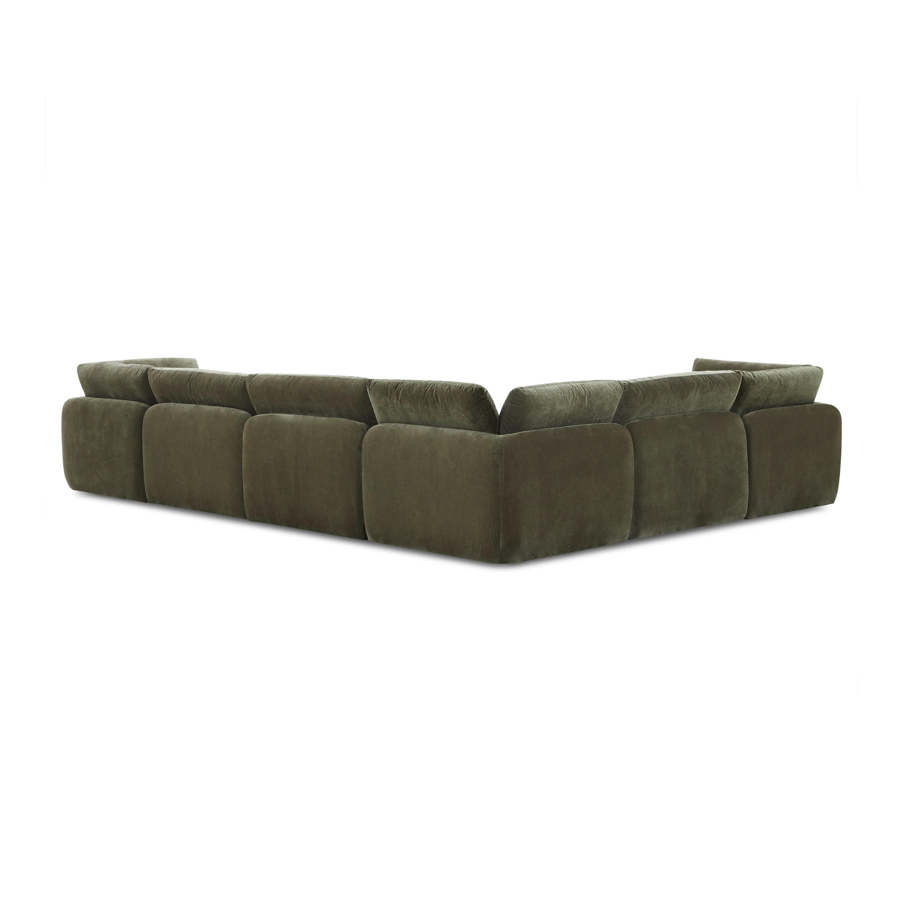 Tonga Modular 6-Piece L-Shaped Sectional | Lume Green - Image 5