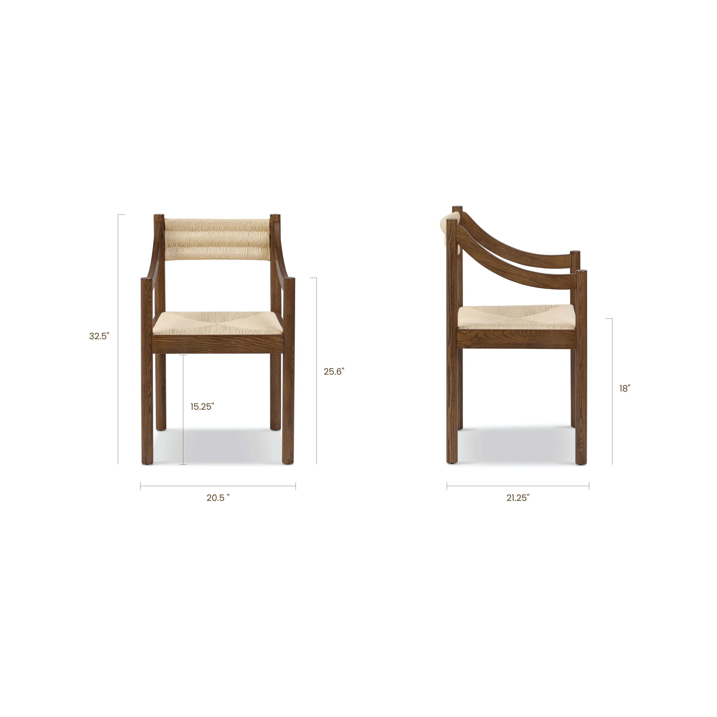 Torge Dining Chair | Walnut - Image 13