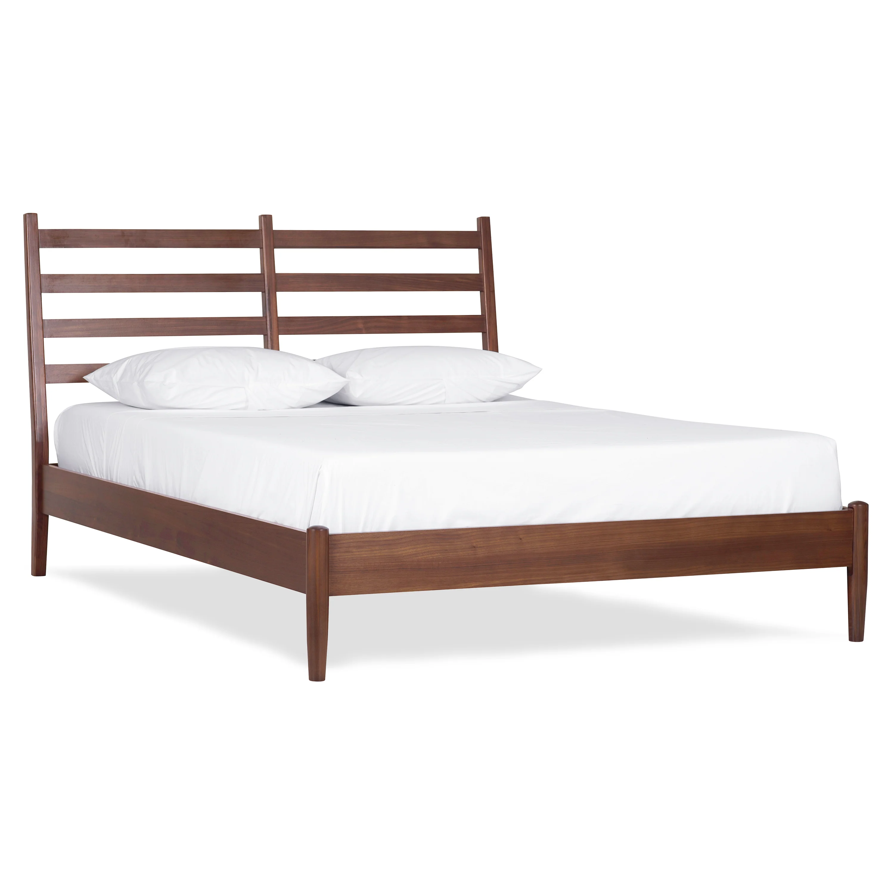 Truro Bed Frame with Fabric Headboard Cushions | Lume Green | King - Image 9