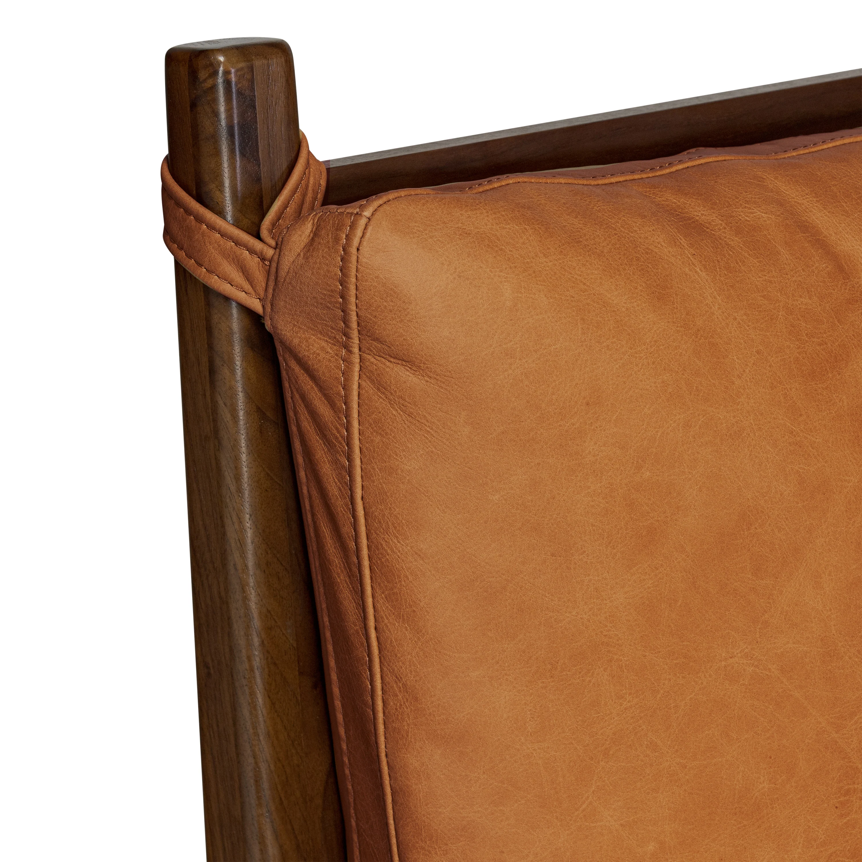 Truro Bed Headboard Cushion Set | Cognac Tan | King - Image 7
