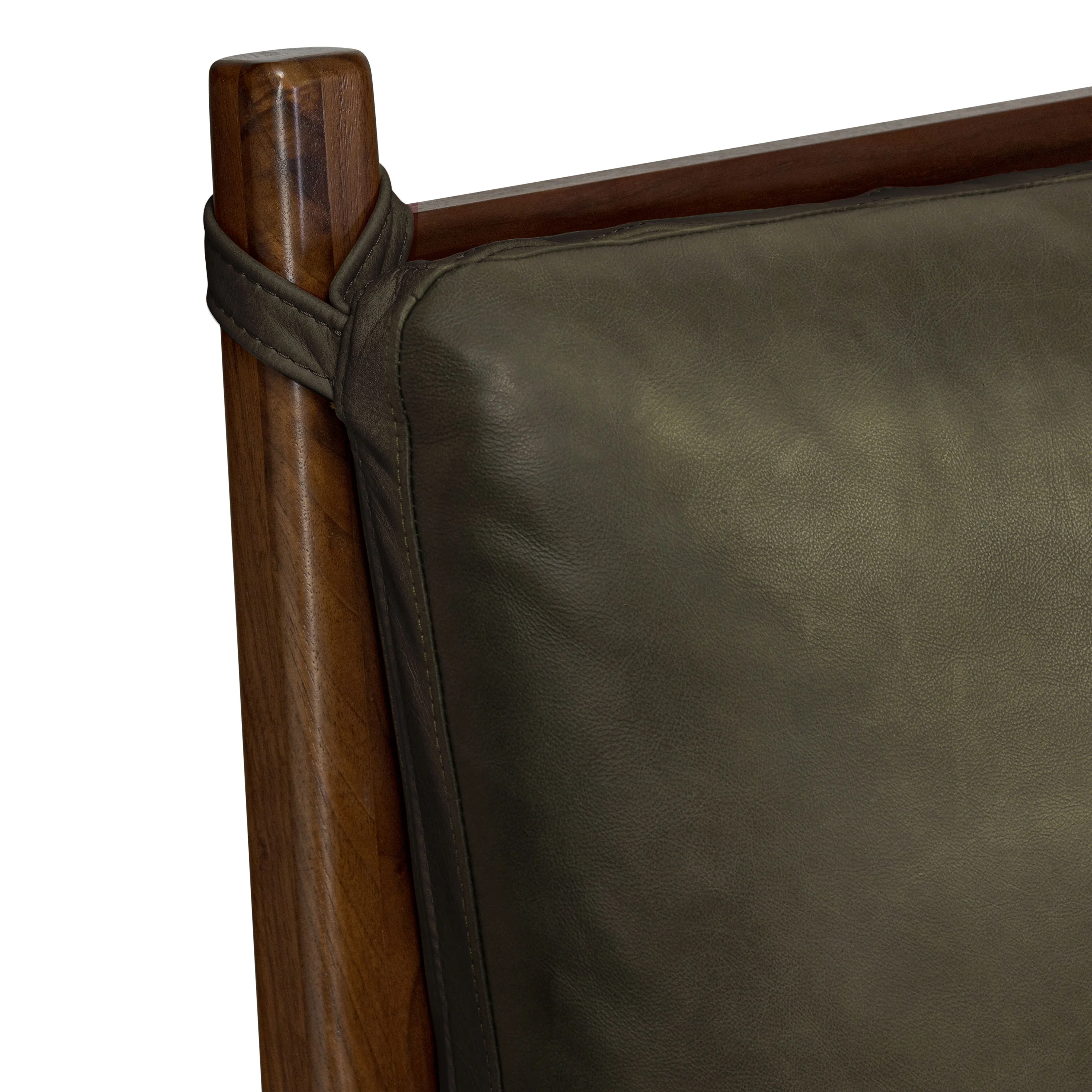 Truro Bed Headboard Cushion Set | Olivine Green | King - Image 7