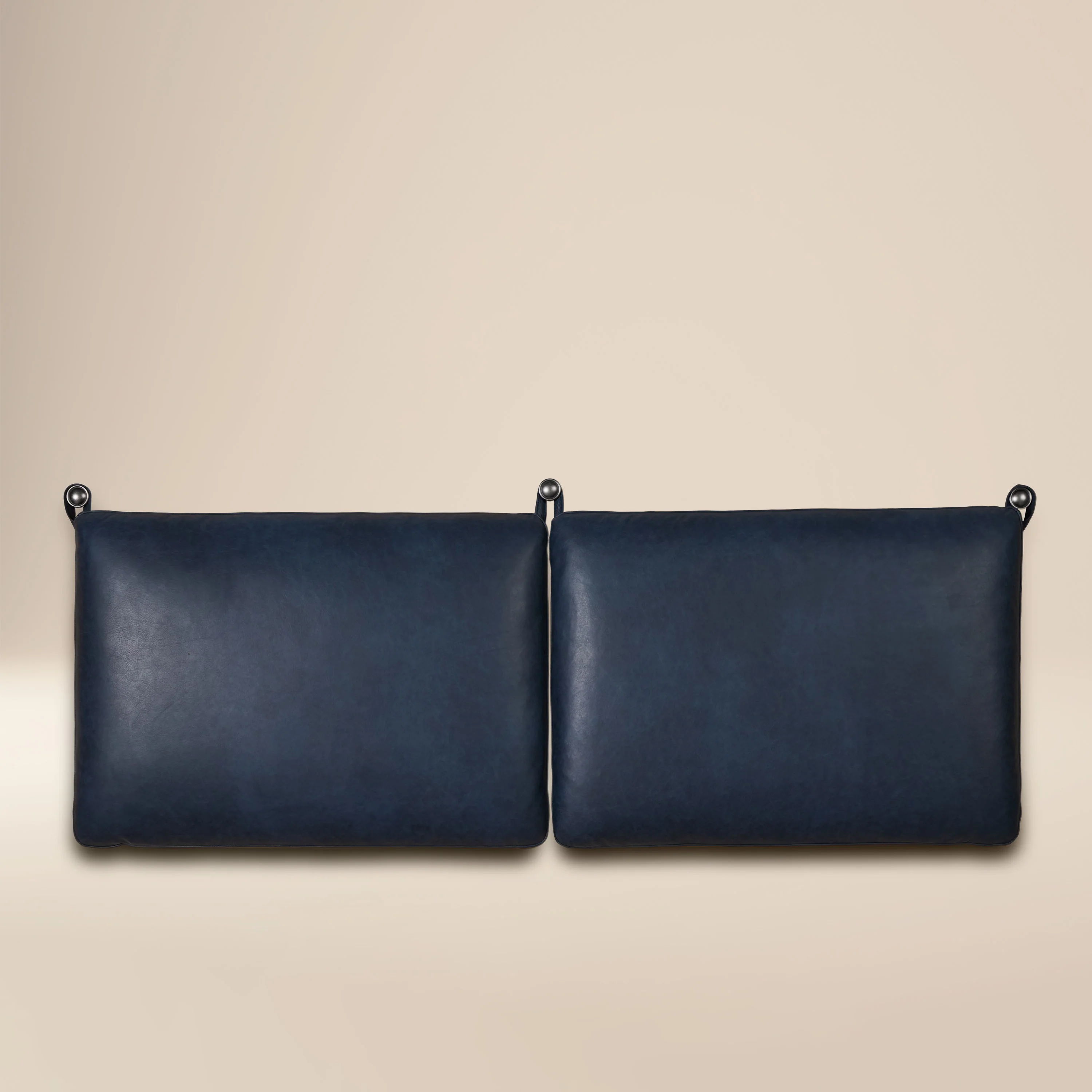 Truro Bed Headboard Cushion Set | Midnight Blue | Queen