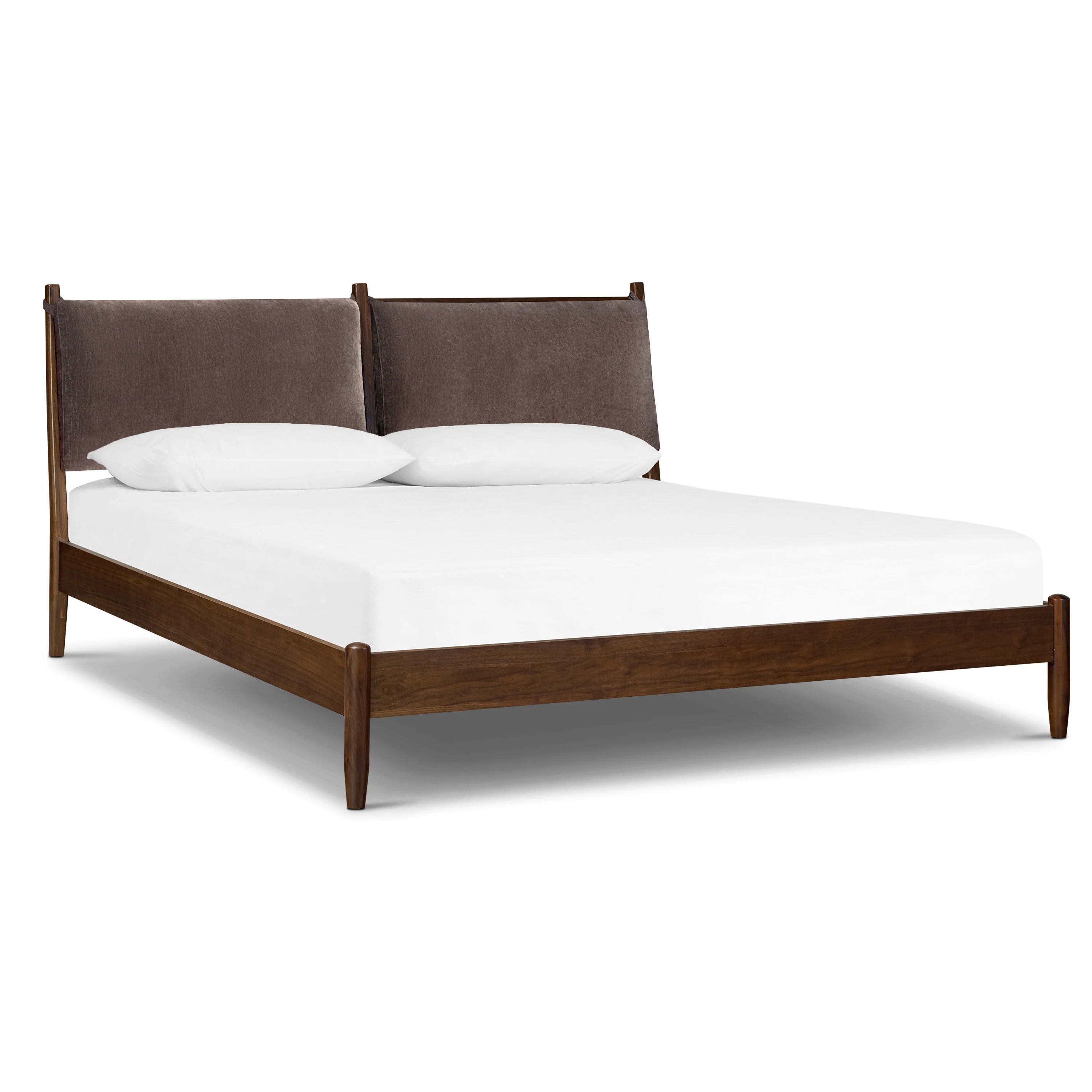 Truro Fabric Bed Headboard Cushion Set | Willow Brown | King - Image 3