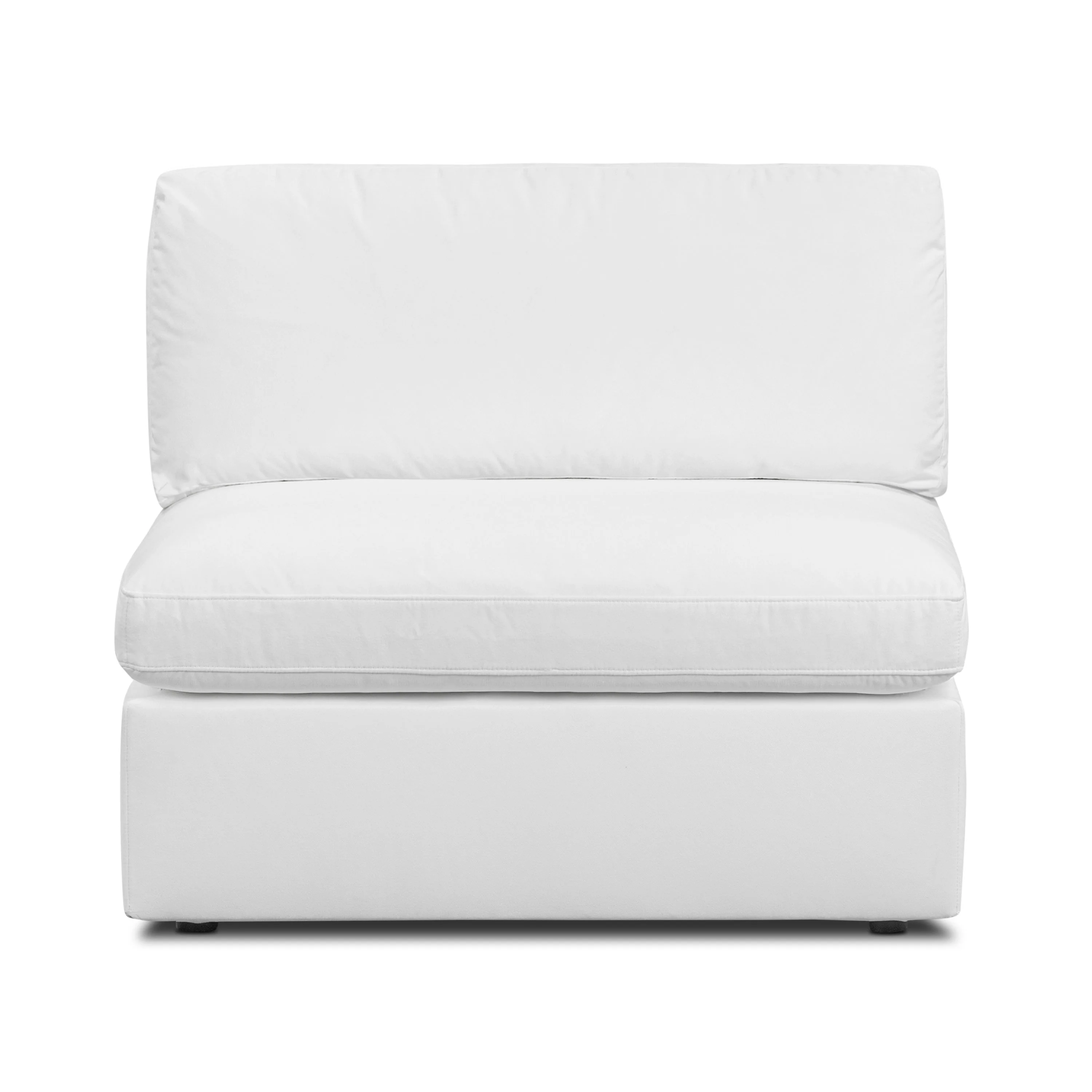 Vari Modular Slipcovered 3-Piece Sofa (126") | Cotton White - Image 8