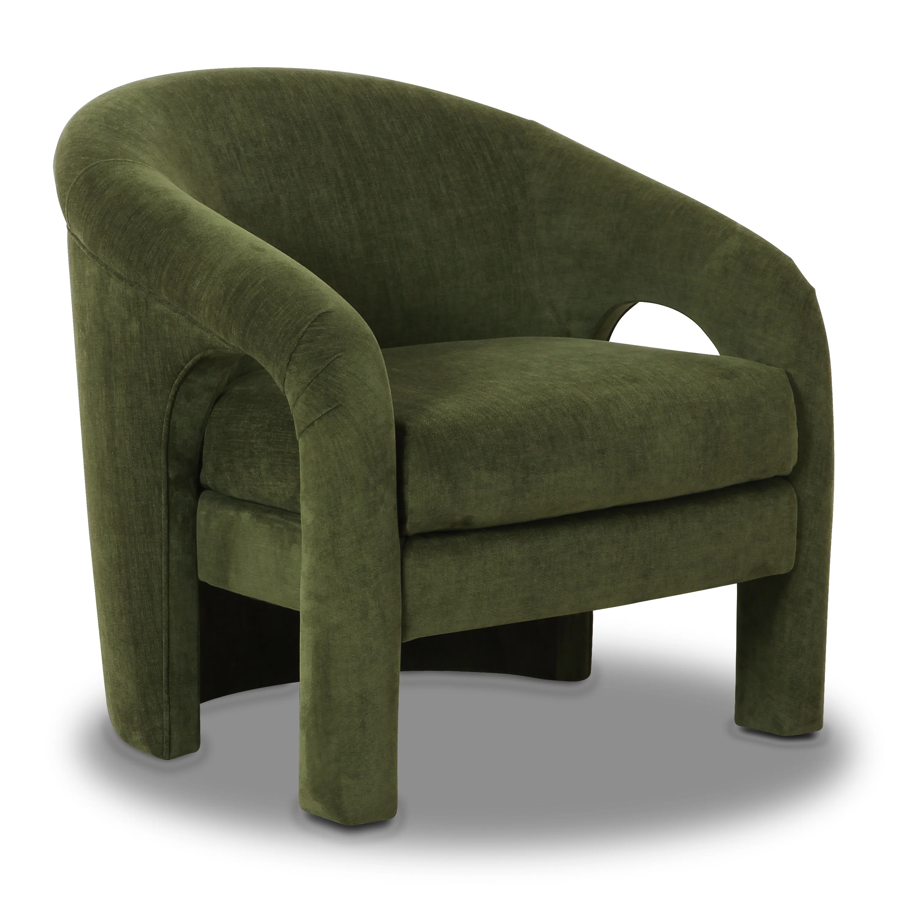 Verona Lounge Chair | Distressed Green - Image 2