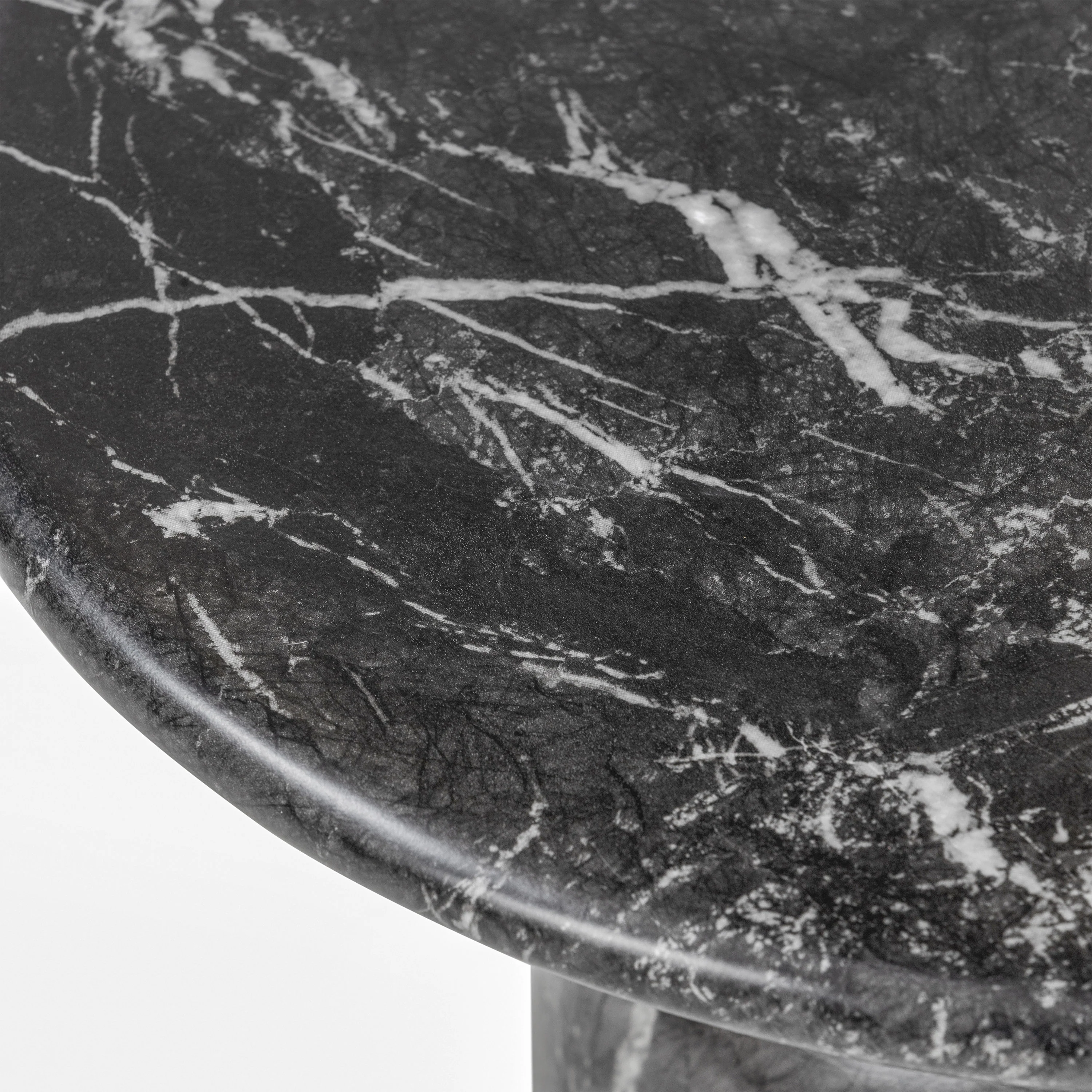 Wels End Table | Black Marble - Image 6