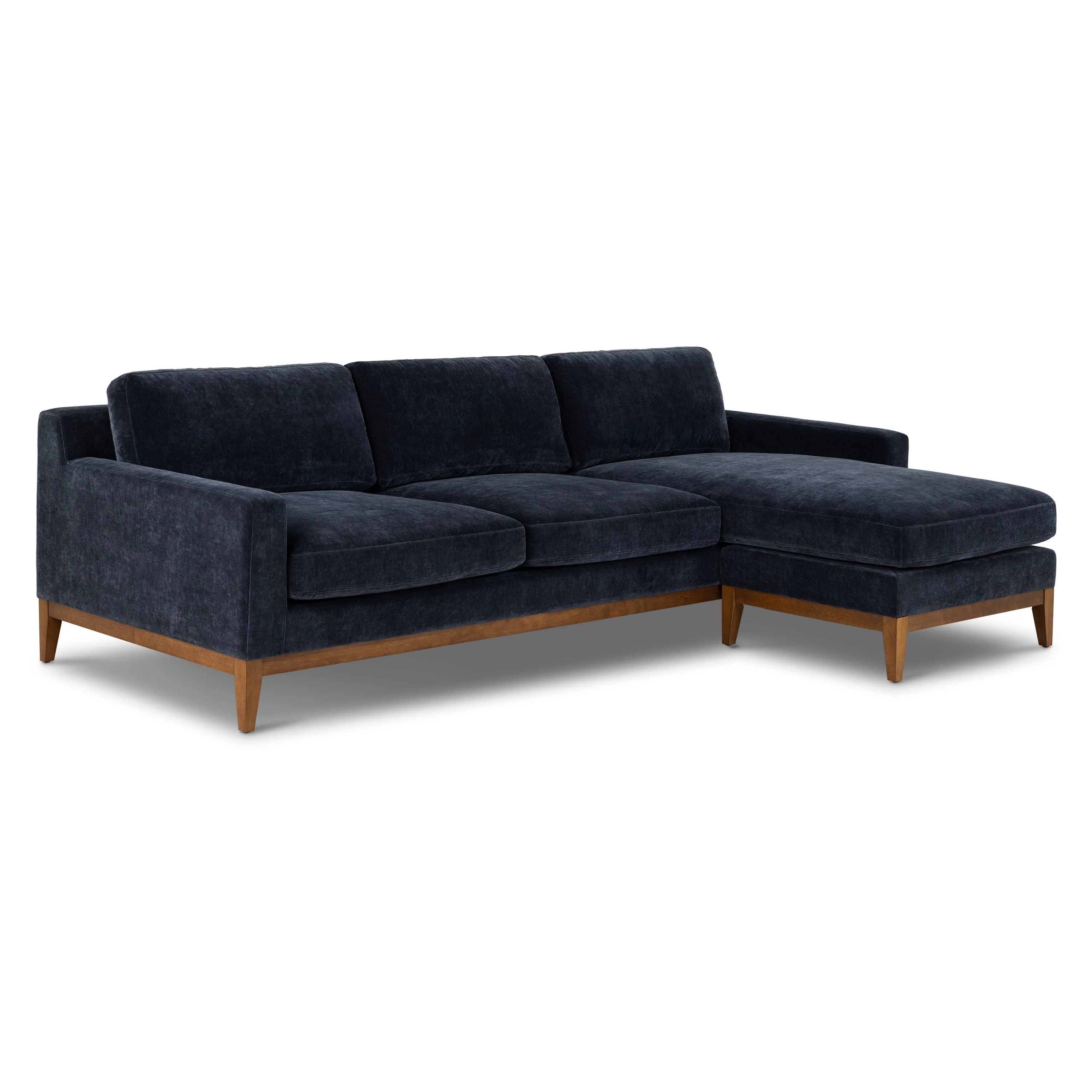 Zyon 105.5" Reversible Chaise Sectional | Mystic Blue - Image 3