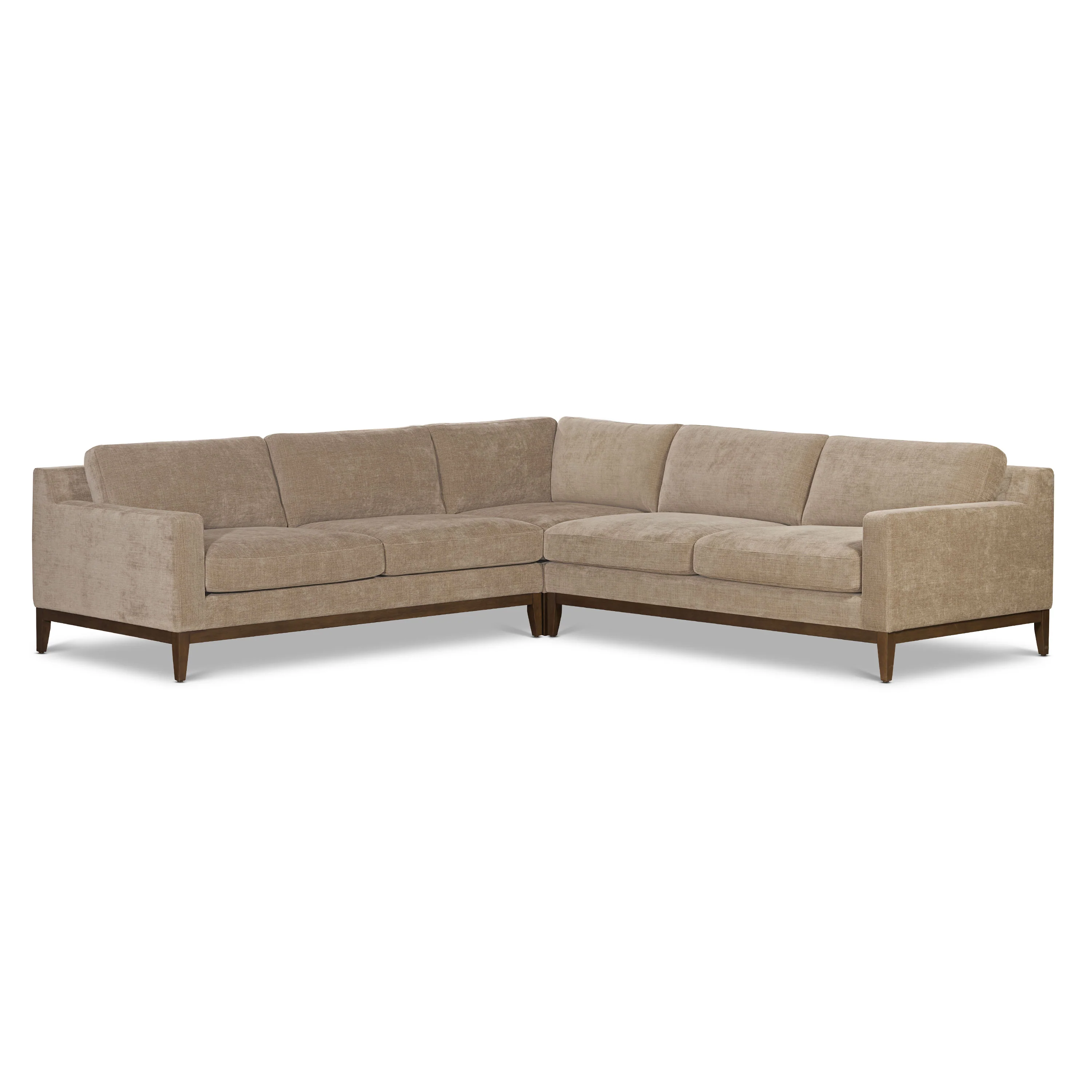 Zyon 116" Corner Sectional | Clove Brown - Image 3