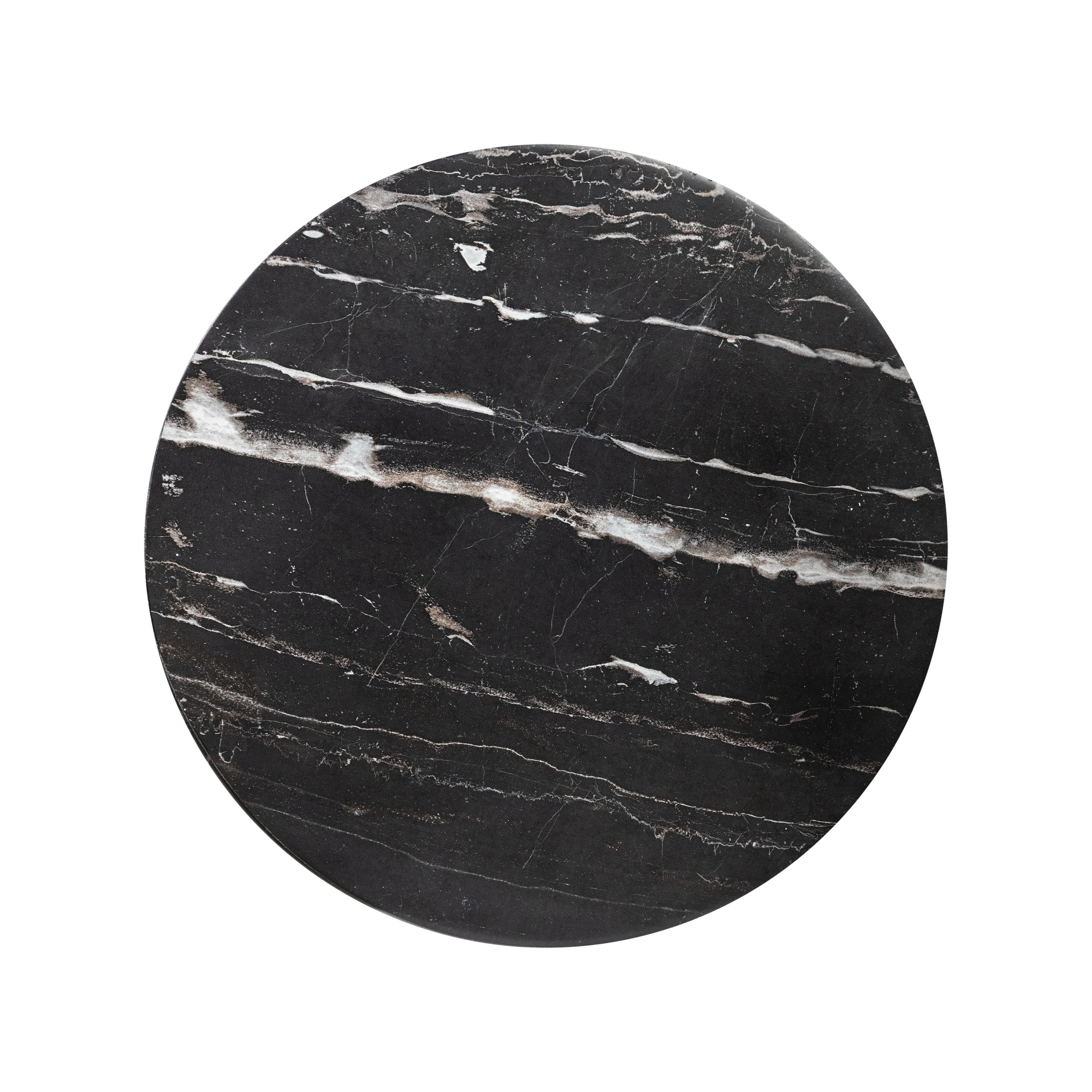 Zyra 18" Side Table | Black Marble - Image 6