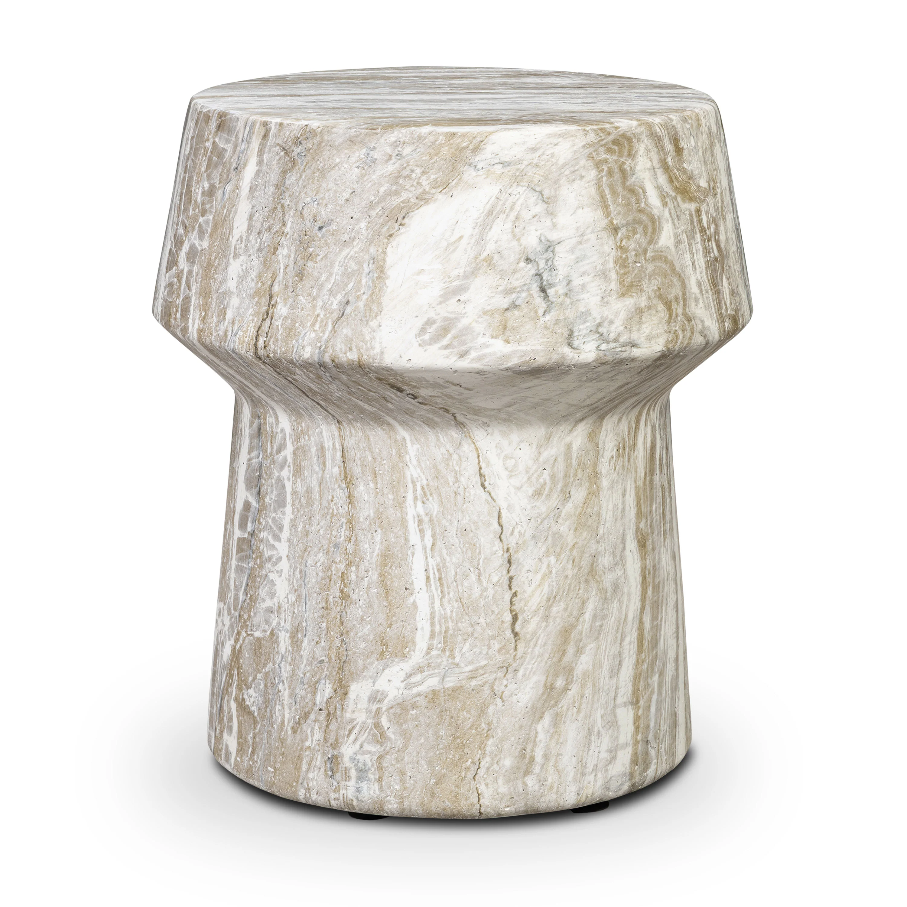 Zyra 18" Side Table | Olivestone Green - Image 3