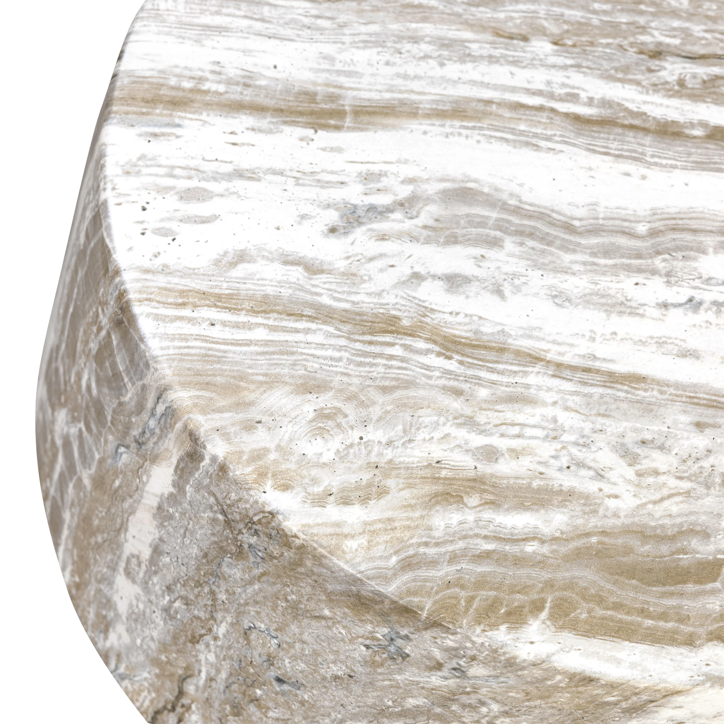 Zyra 18" Side Table | Olivestone Green - Image 7